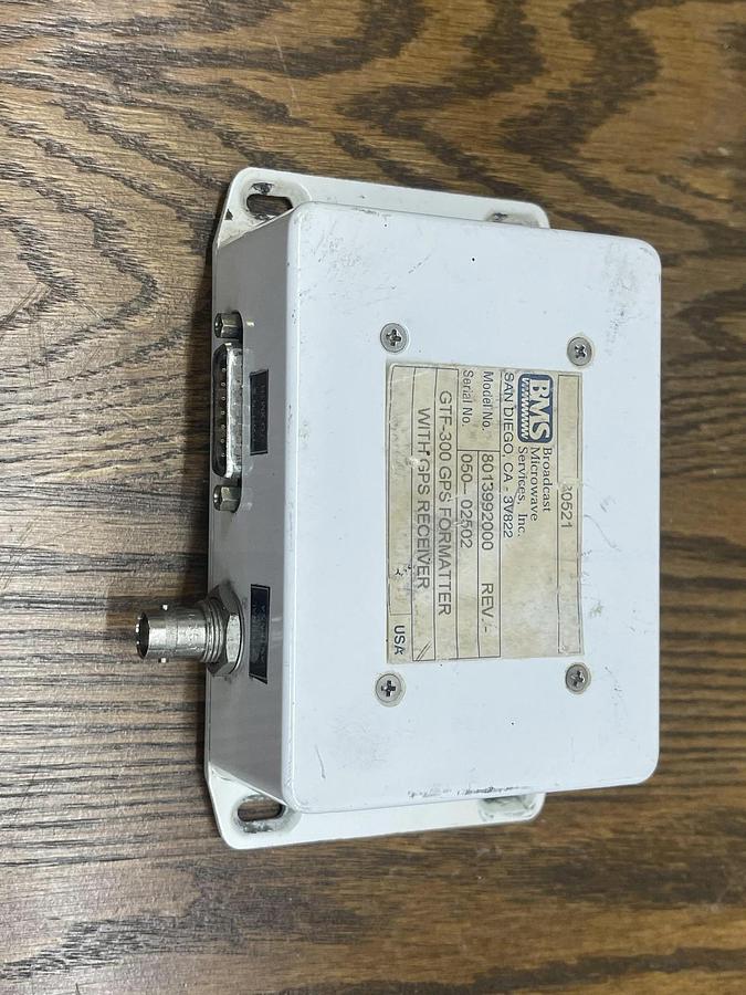 Used Broadcast Microwave Services GFT-300 GPS Formatter w/ GPS Receiver