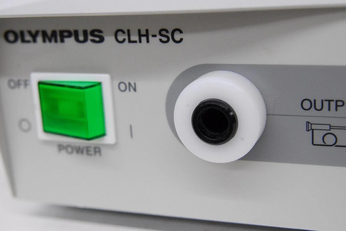 Used Olympus CLH-SC Halogen Light Source w/ O5.0x10.0ST Gray Light Guide
