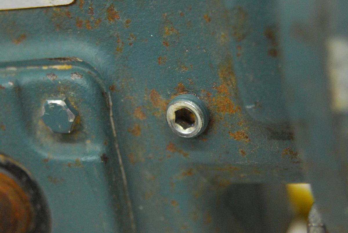 Used Reliance P56X1337T-YZ Duty Master AC Motor W/ Dodge Tigear MR94755 Gear Reducer