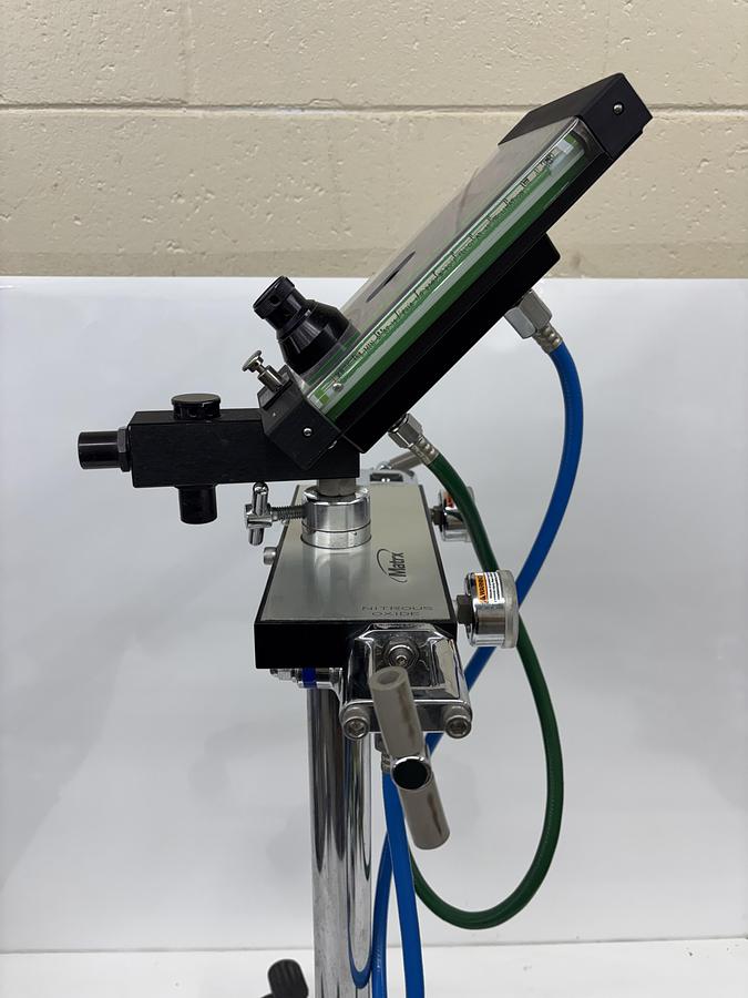 Used Matrx MDM Dental Nitrous Oxide Flowmeter with Pressure Gauges and Cart