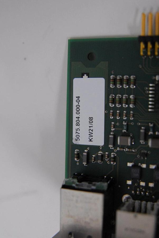 Used Eppendorf epMotion 5075 Communication IO Panel Board 5075.804.000-04