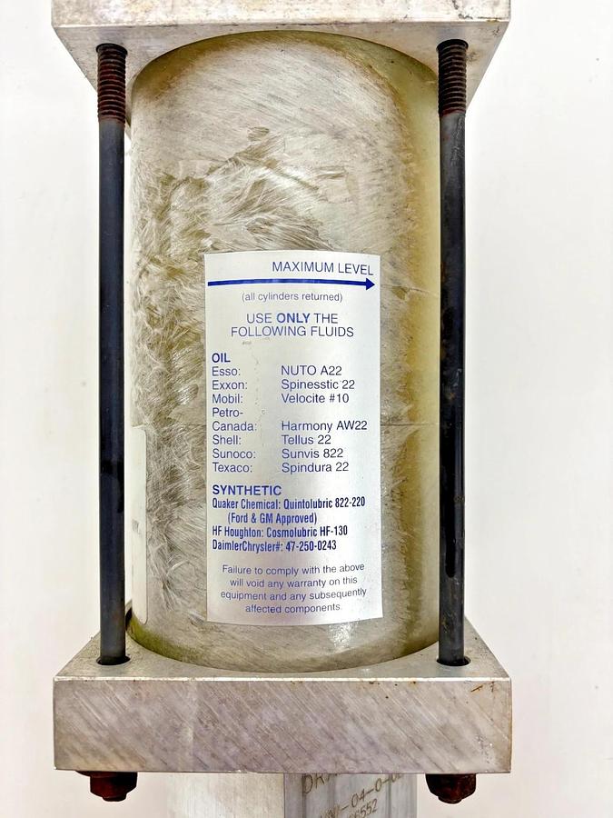 Used Ohma Systems CLR-400-7 Fluid Resevoir
