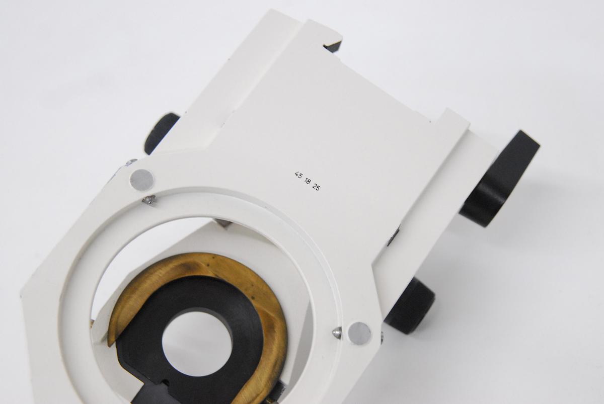 Used Zeiss Microscope 451825 Stage and 451830 Condenser Carrier - Axioplan Axiophot