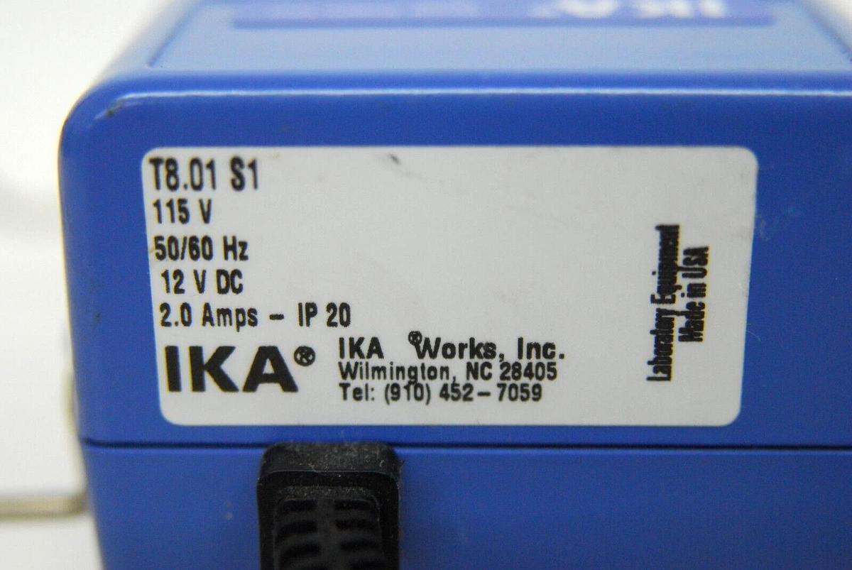 Used IKA Works T8.01 S1 Power Supply (for Ultra-Turrax T8 Homogenizer Disperser)