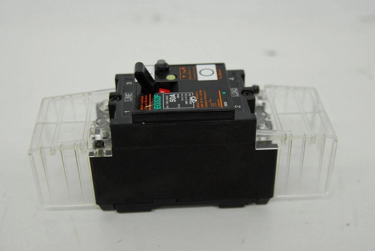 Used Fuji EG52F 2P 50A 30mA Earth Leakage Circuit Breaker