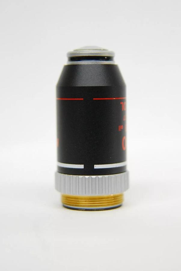 Used Nikon E 100 Ph4 DL 1.25 Oil 160/0.17 Phase Contrast Microscope Objective