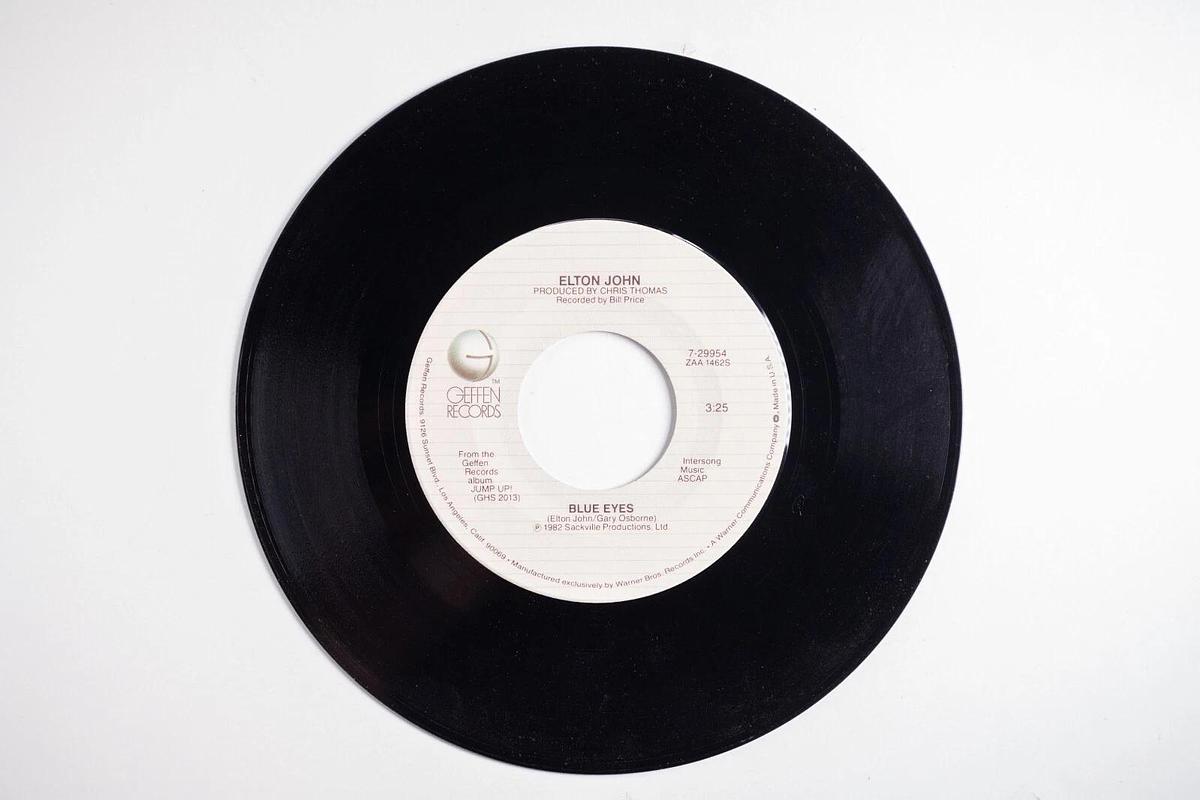 Used Elton John Blue Eyes 45 Record