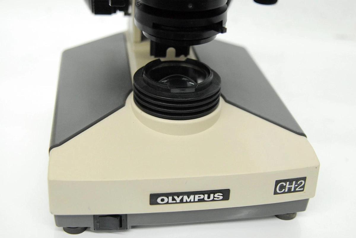 Used Olympus CH-2 CHT Binocular Microscope W/ E A4x/10x/40x Objectives