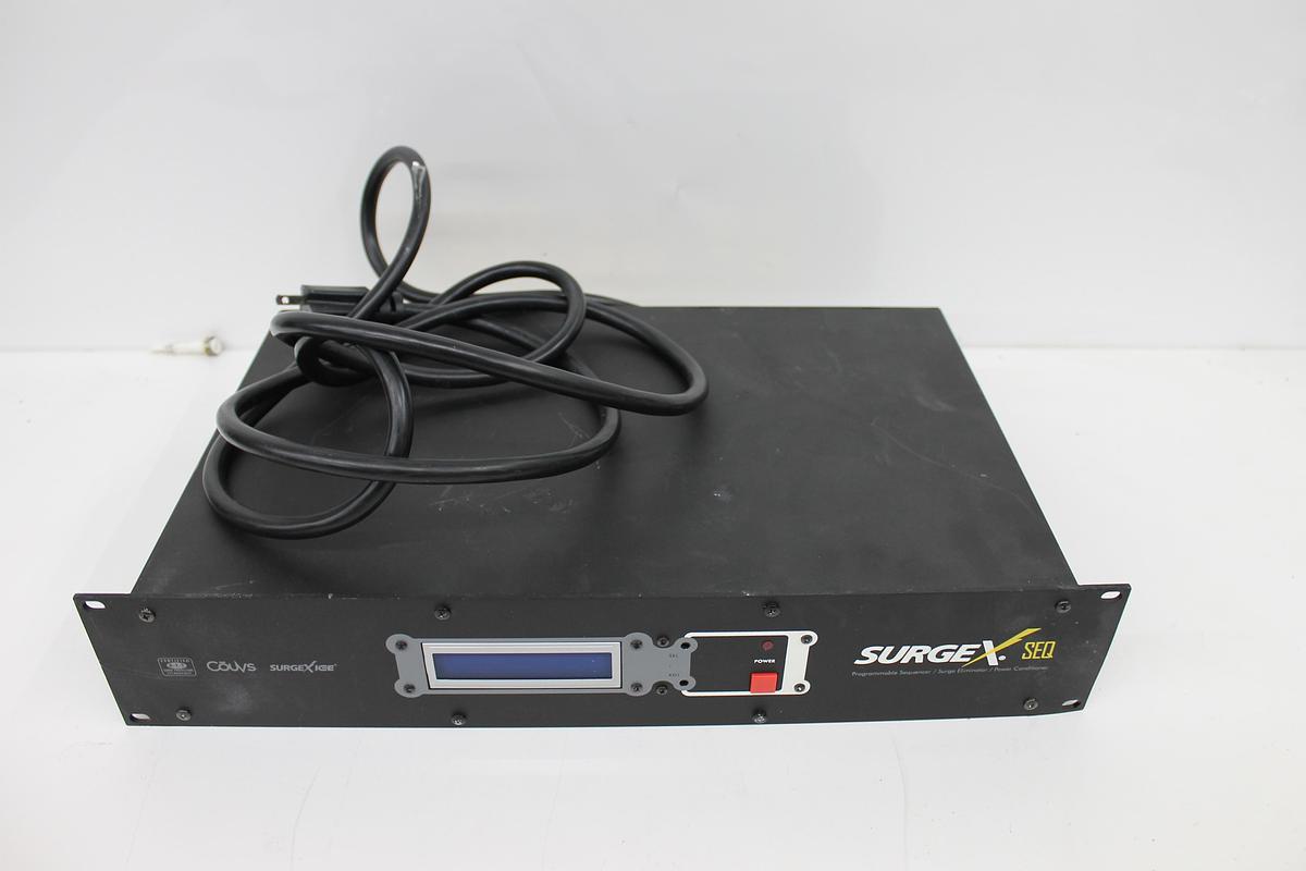 Used SurgeX SX-2120-SEQ 20 Amp Surge Suppressor Power Conditioner Sequencer