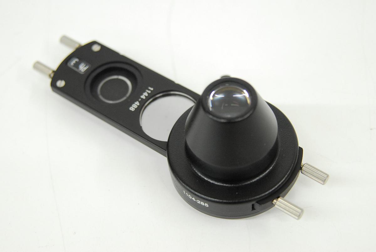 Used Zeiss 1104-285 0.9 Condenser W/ 1144-488 3 Position Ph Slider (Axioskop 40)
