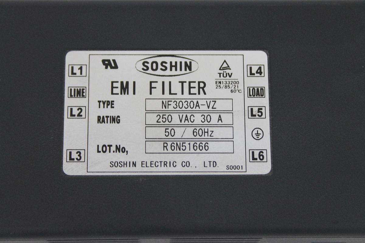 Used Soshin NF3030A-VZ EMI Filter