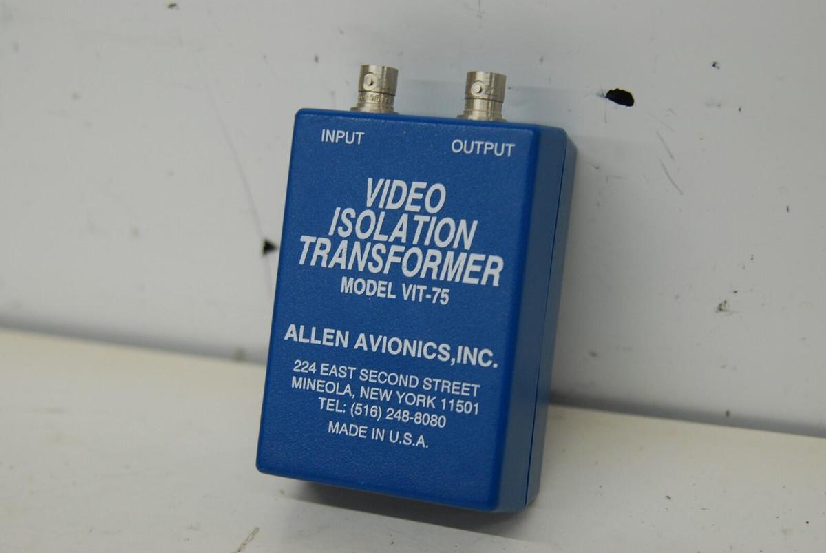 Used Alan Avionics VIT-75 Video Isolation Transformer