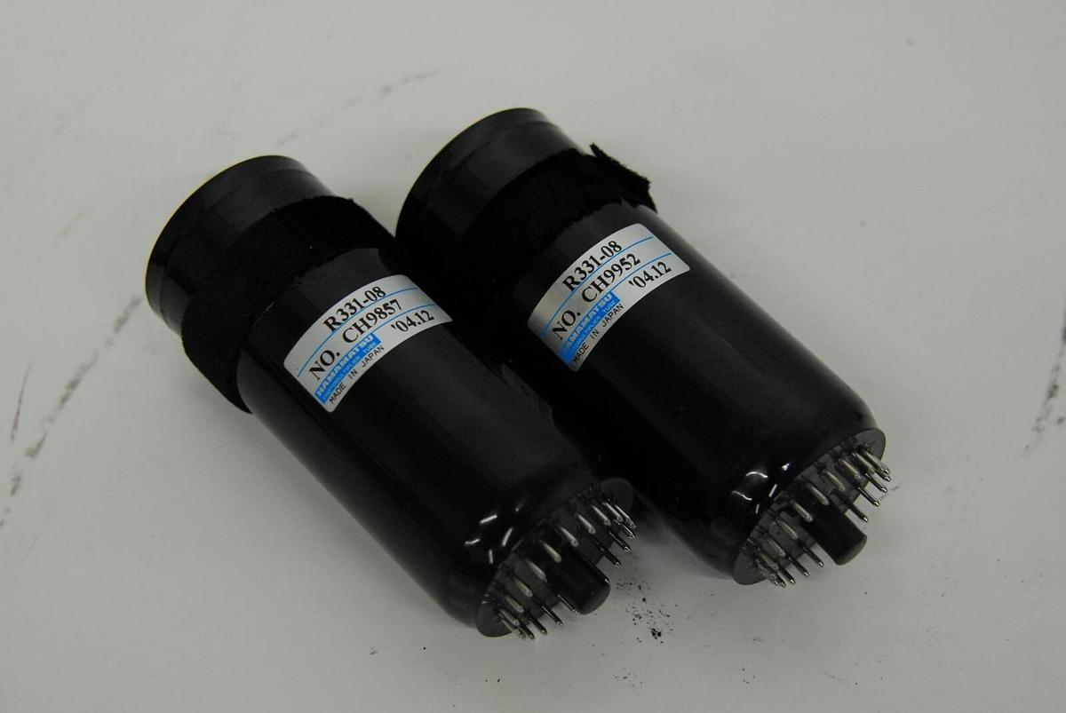 Used Hamamatsu R331-08 Photomultiplier Tubes - Lot of 2