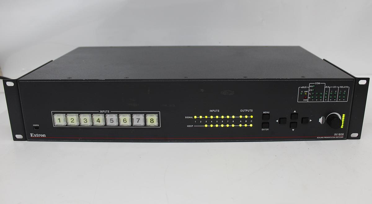 Used Extron IN1608 IPCP MA 70 Scaling Presentation Switcher
