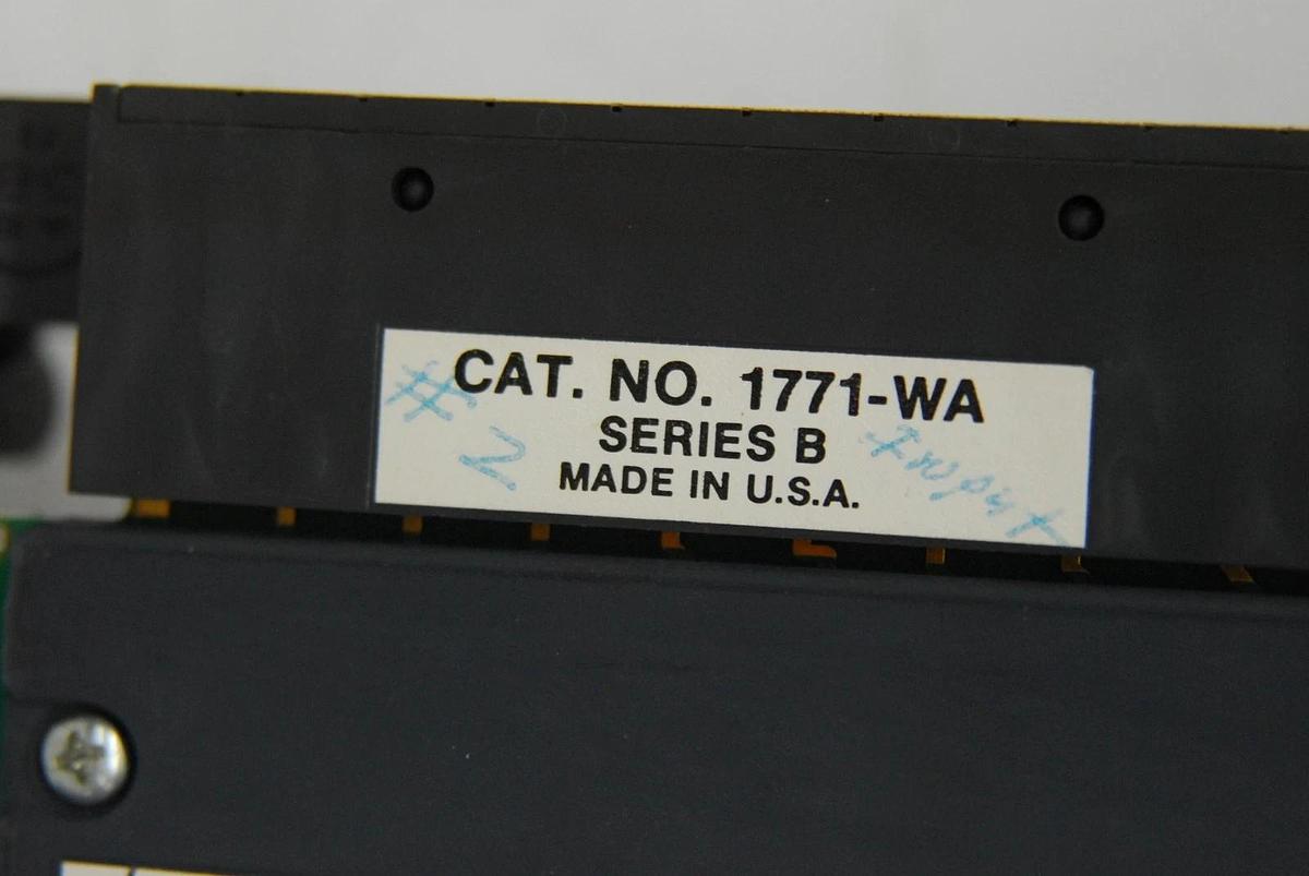 Used Allen-Bradley 1771-IA (120V) AC Input Module W/ Wire Arm 1771-WA