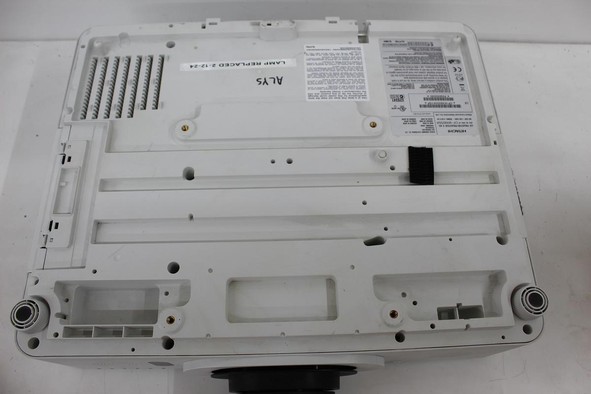 Used Hitachi CP-WX8255A 5500 Lumens WXGA 3LCD Projector HDMI 830 Hours