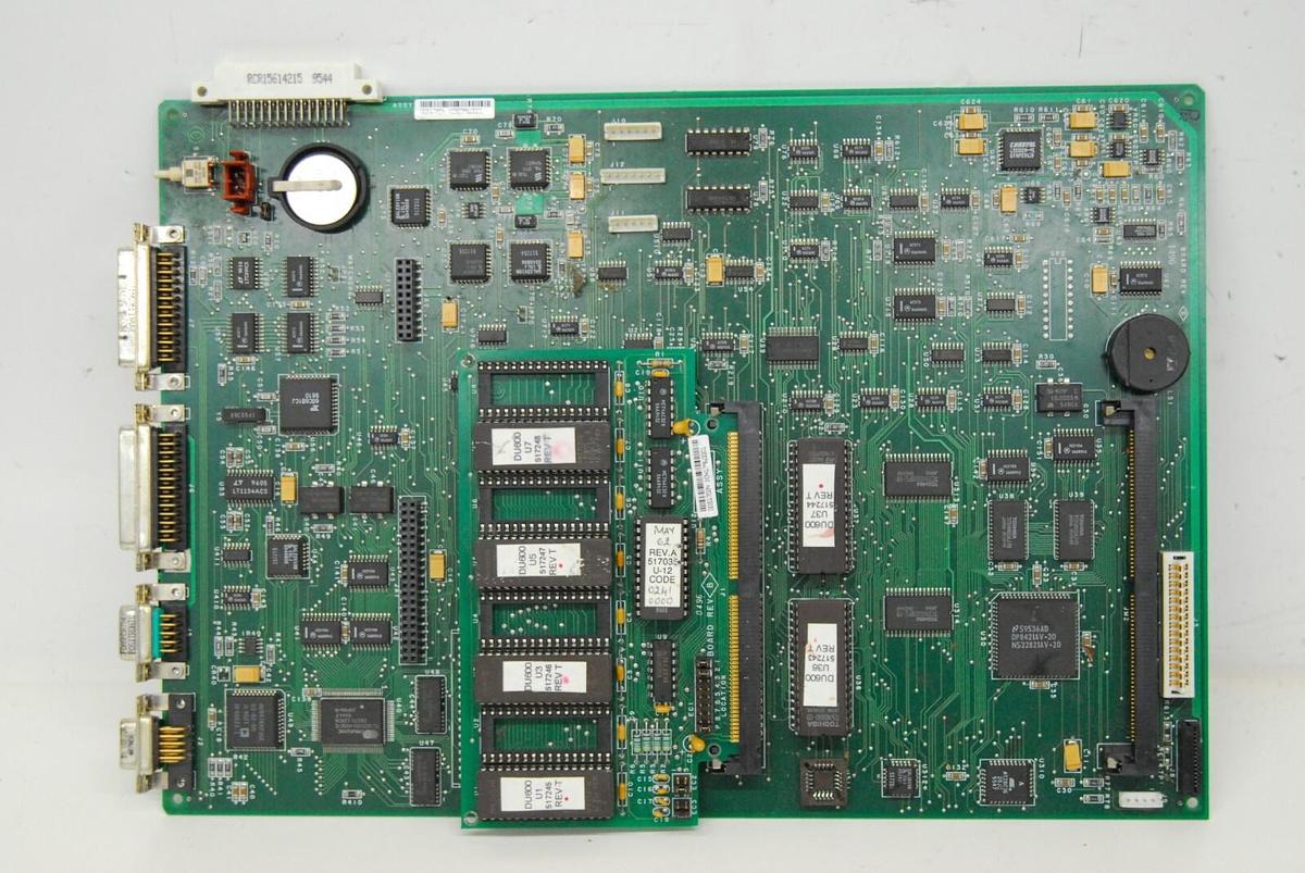 Used Beckman DU640i -Control Board 00517204 W/ Prom Card 00517024