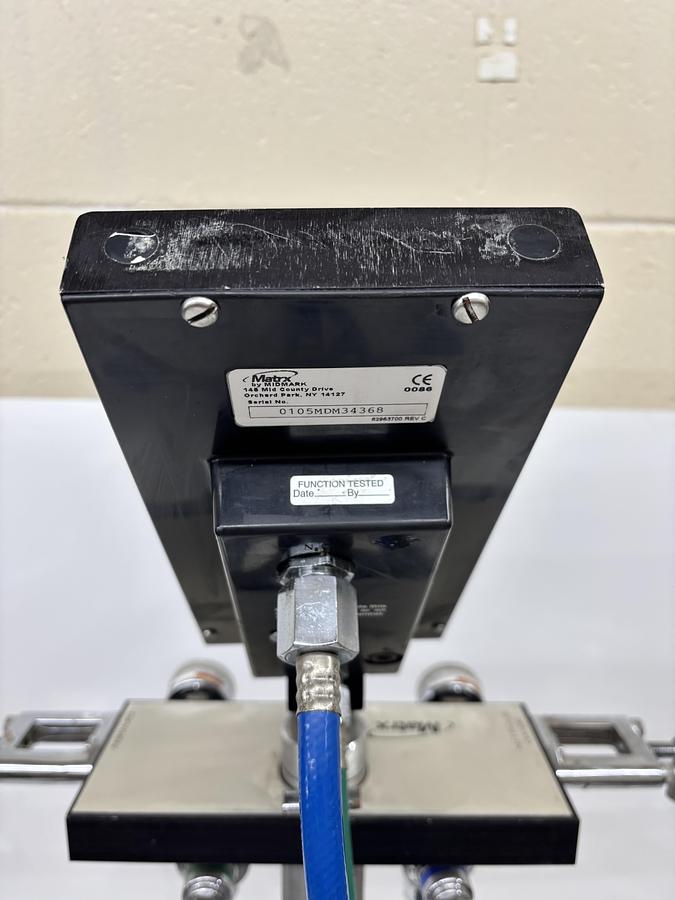Used Matrx MDM Dental Nitrous Oxide Flowmeter with Pressure Gauges and Cart