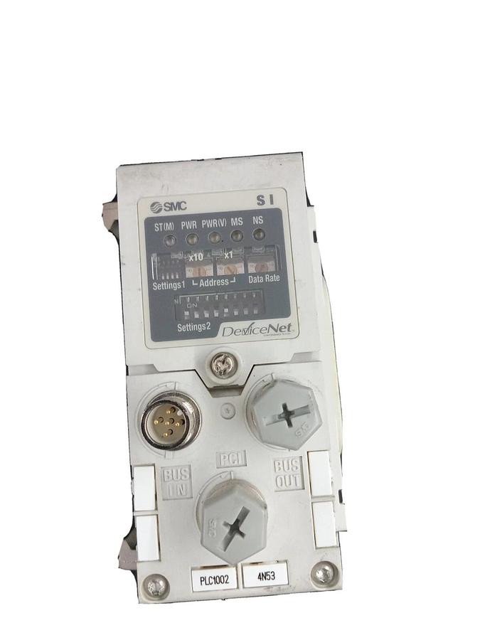 Used SMC DeviceNet EX600-SDN1 SI Unit 32 Point Pneumatic Valve