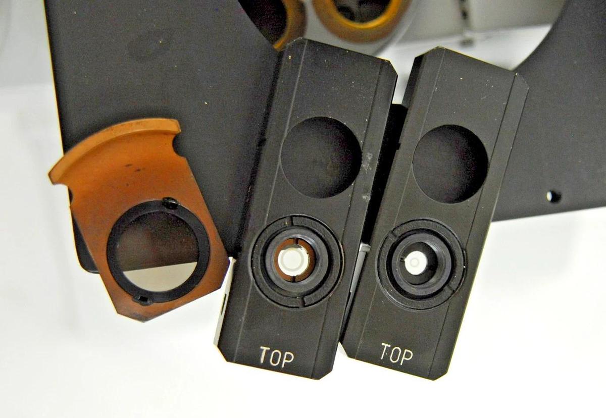 Used Lomo Inverted Microscope Body W/ Ph10 Ph20 Sliders, Filters