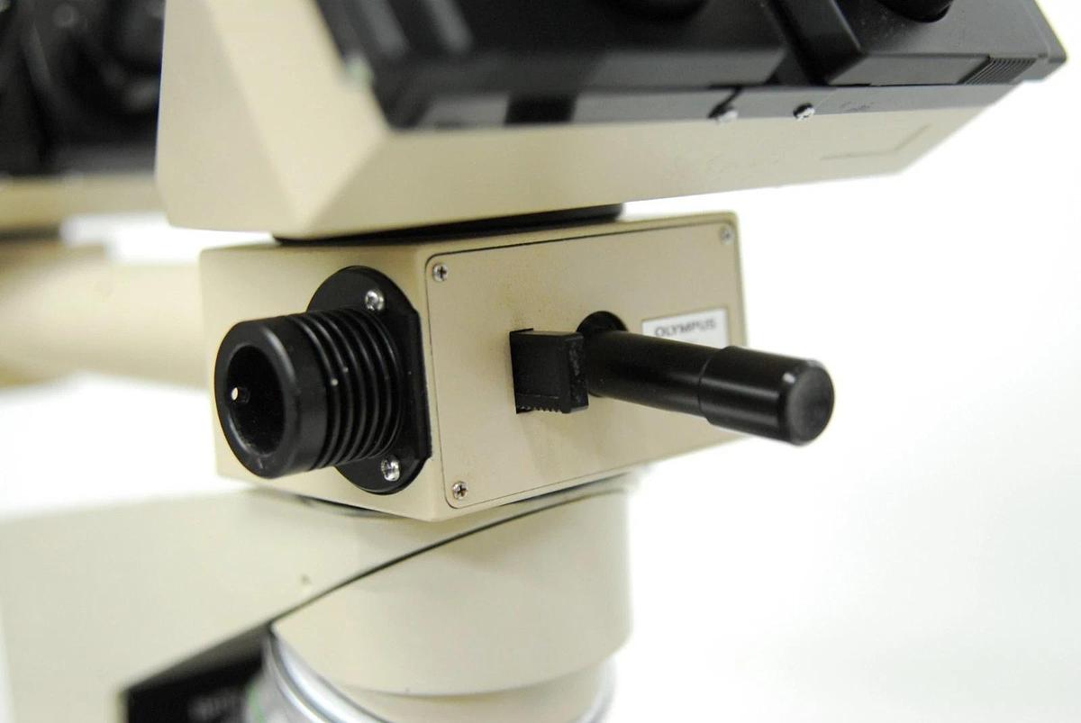 Used Olympus BH-2 BHUT Dual Viewing Teaching Microscope W/ D Plan Objectives