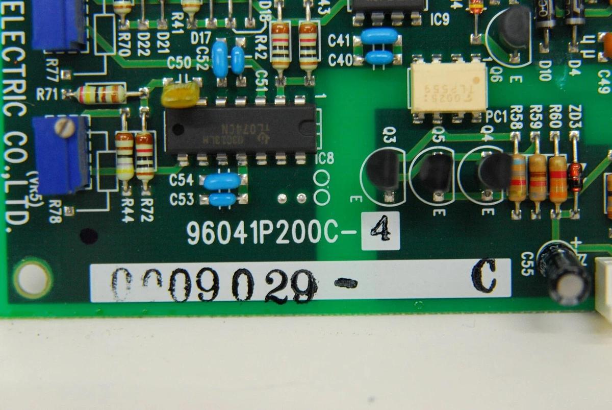 Used Mitsubishi 96041P200C-4 Circuit Board (RA-90 Wire EDM)