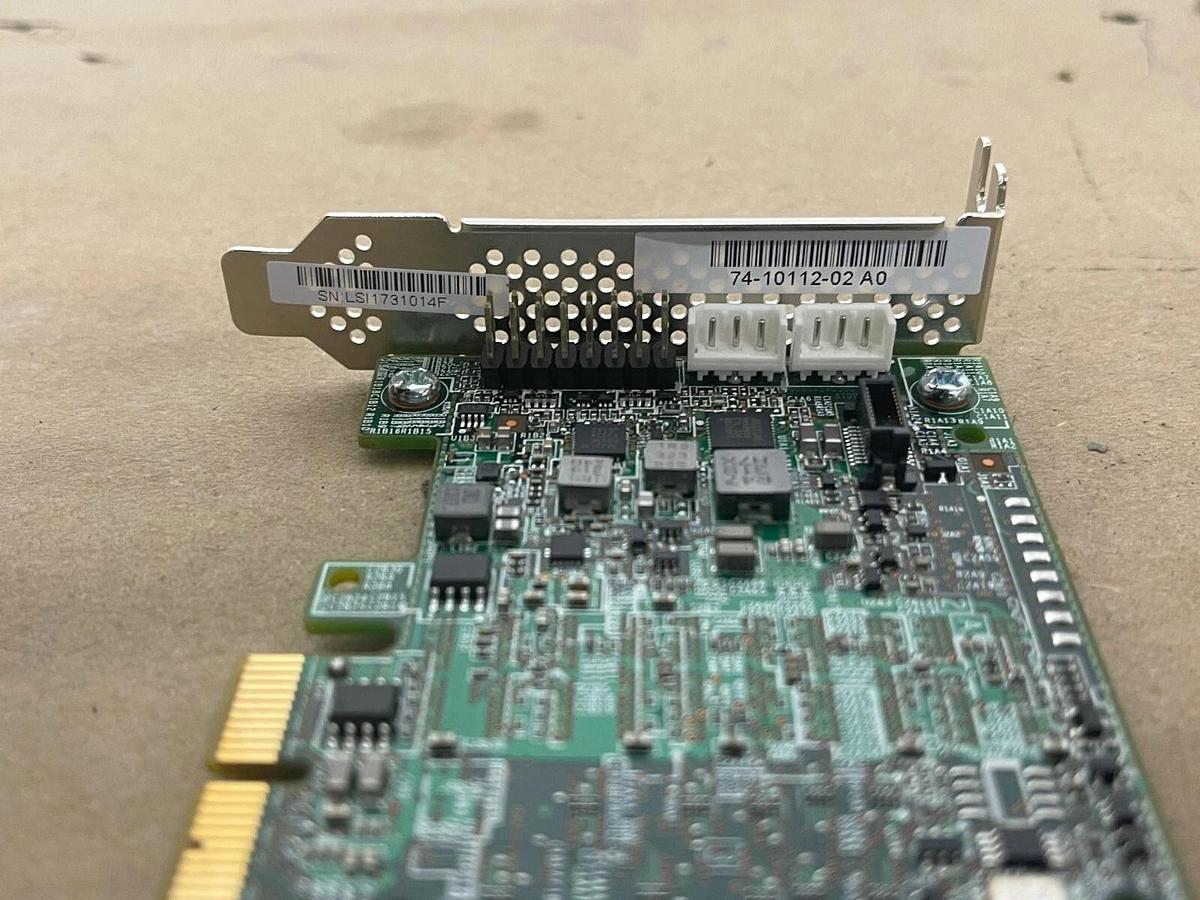 Used Cisco 74-10112-02 A0 Dual SAS PCIE UCS-RAID-9266 V01