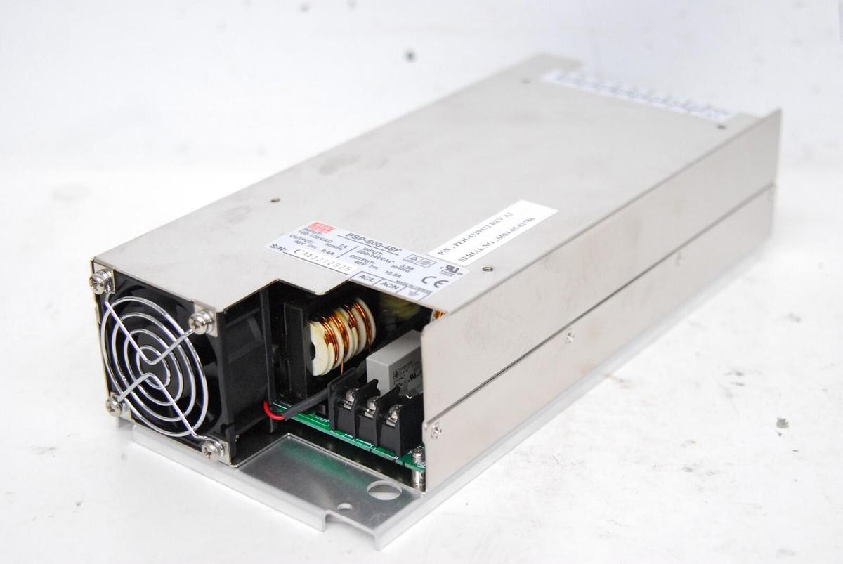 Used Mean Well PDP-500-48F PEH-4329432 48V Power Supply (ABI 7000 PCR)