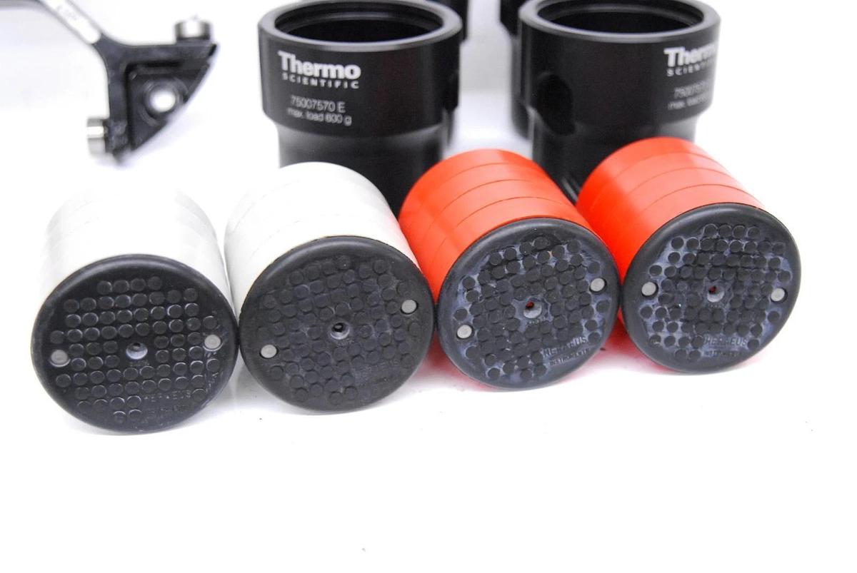 Used Fisher Scientific 3450 Rotor W/ 4x Thermo 75007570 E Buckets (accuSpin 1R)