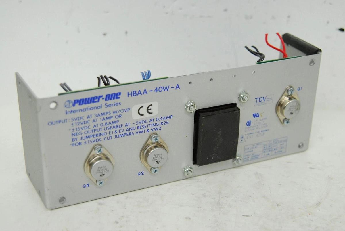 Used Power-One HBAA-40W-A Linear Power Supply 5VDC at 3 AMPS