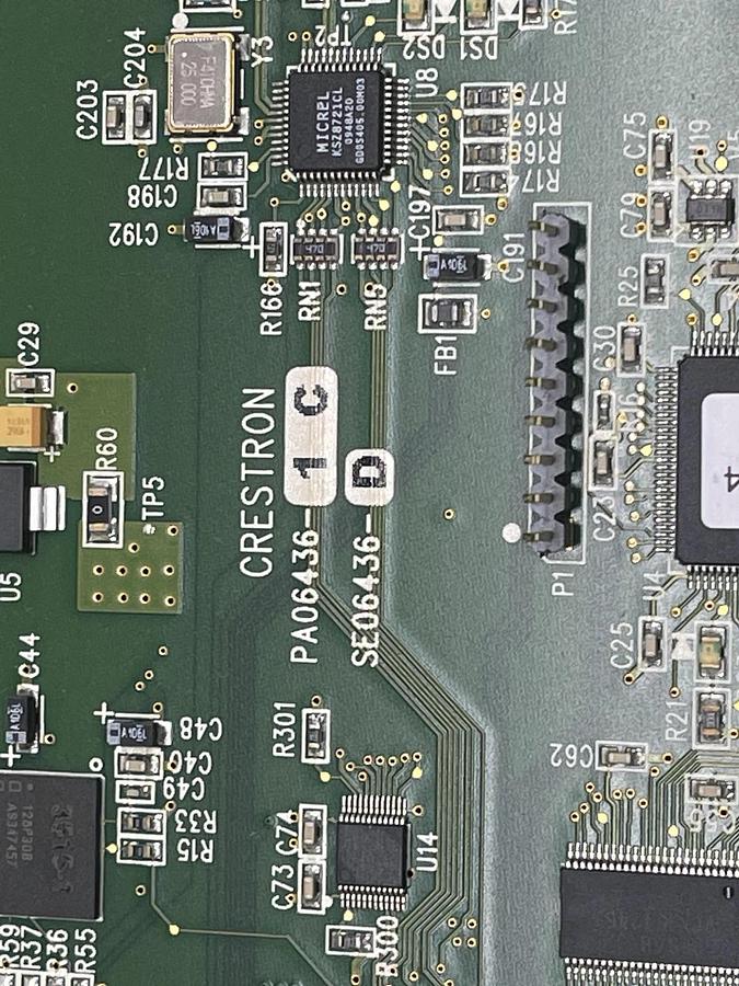 Used Crestron PA06436 LAN Input Card