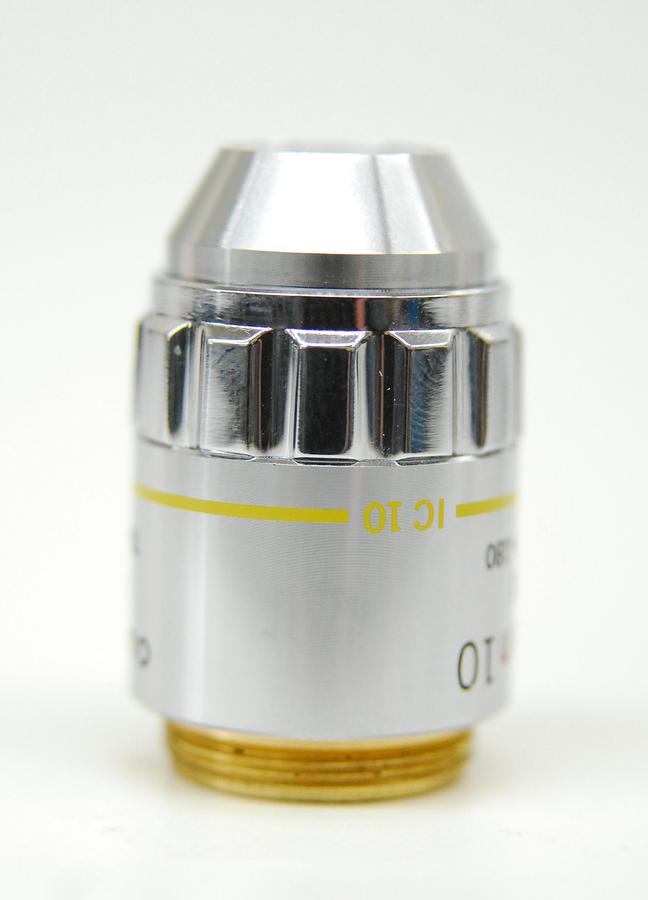 Used Olympus MSPlan 10x Microscope Objective 0.30 ∞/- f=180 (1-LM530)