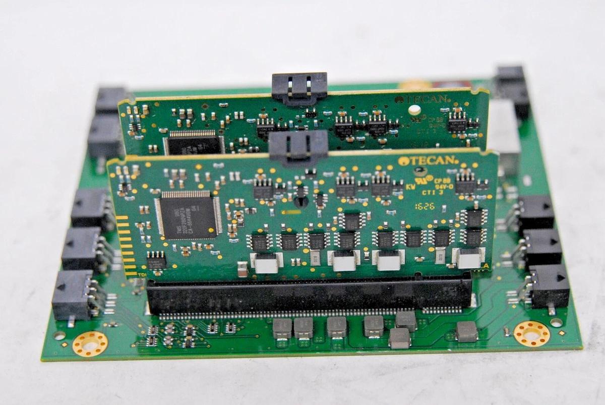 Used Tecan 30079779-02 CCLA-CENT VISION (MAX) Board W/ 2x Tecan 30057499-09 Boards
