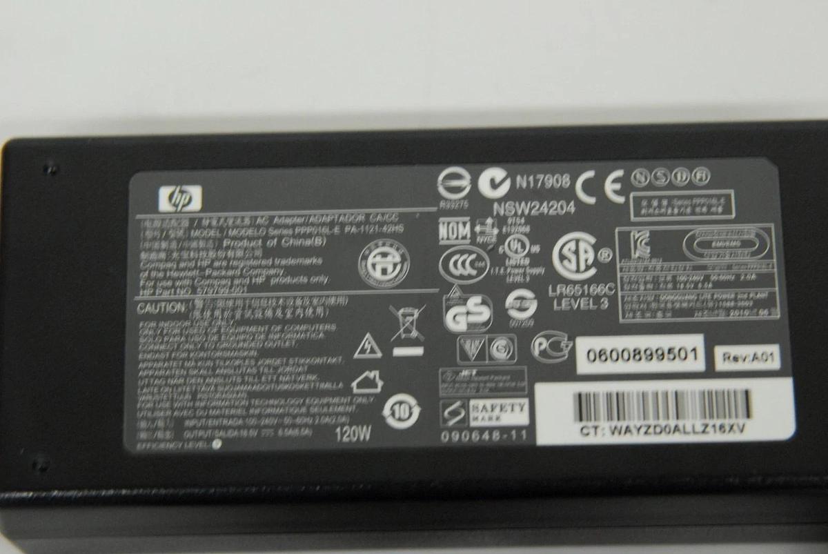 Used HP PPP016L-E 579799-001 Power Adapter