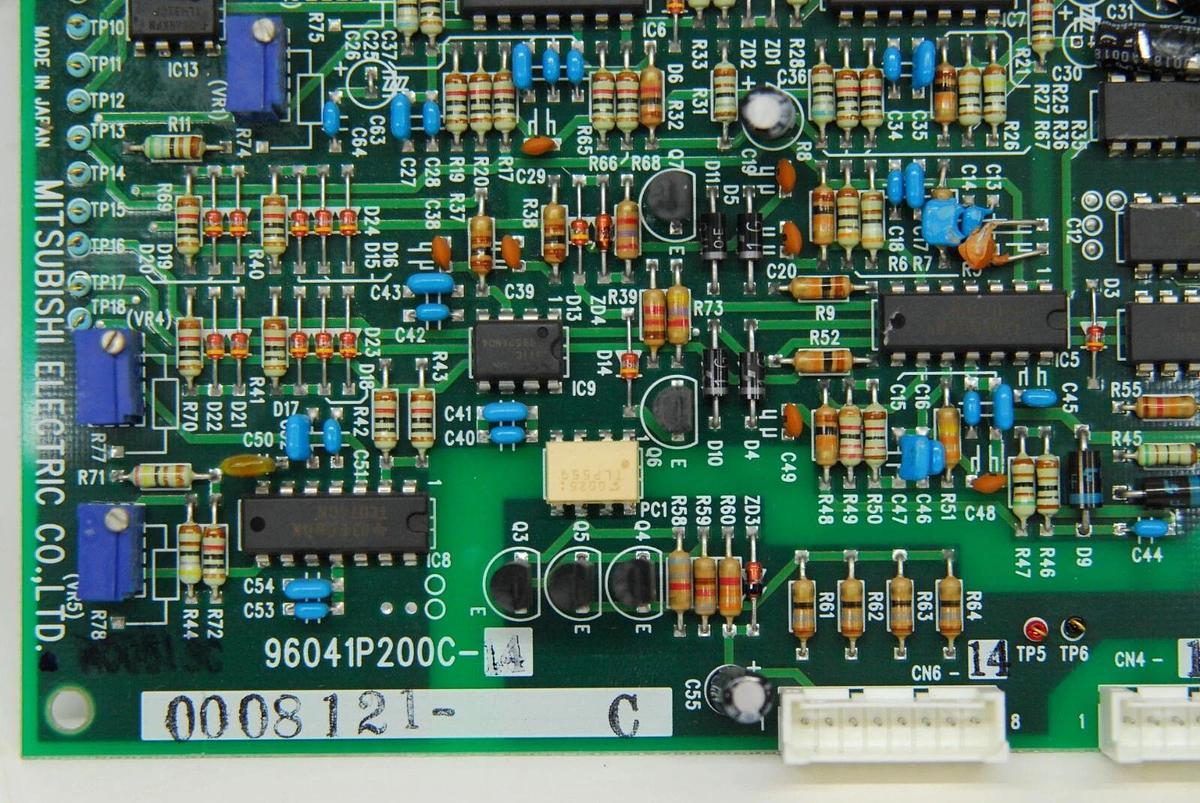 Used Mitsubishi 96041P200C-14 Circuit Board (RA-90 Wire EDM)