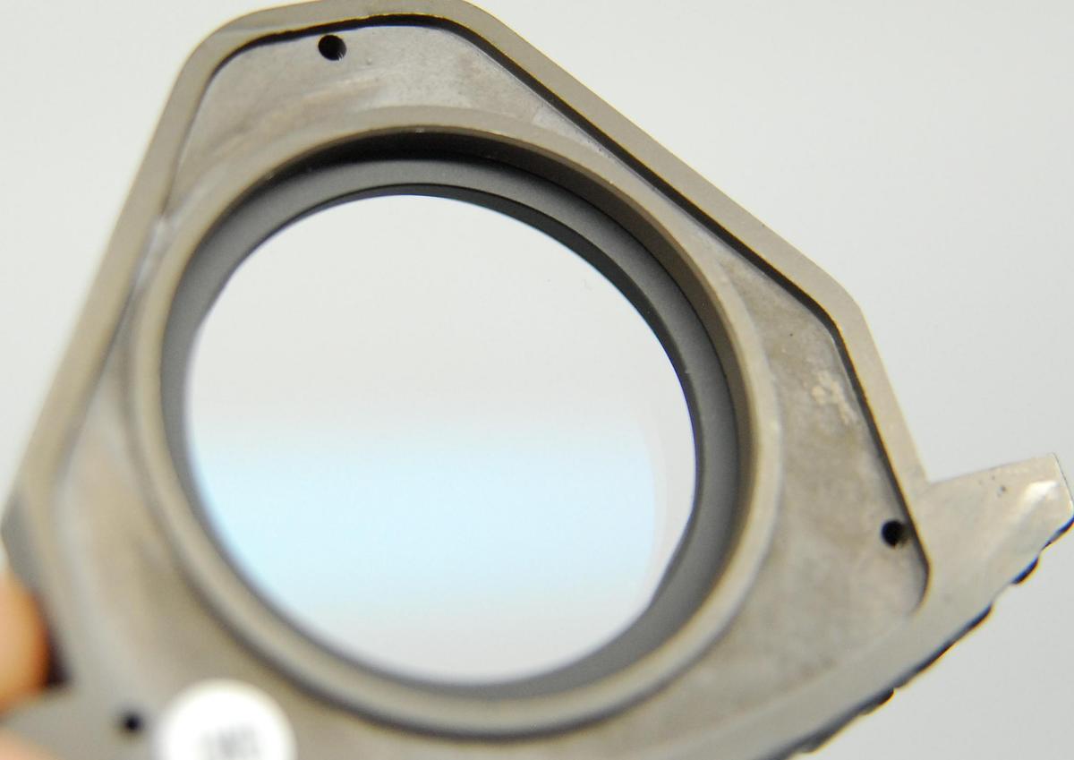 Used Nikon LWD 0.52 Microscope Condenser Turret W/ DIC N2 Prism
