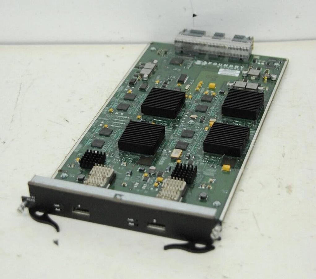 Used Foundry Networks SX-FI42XG FastIron SuperX 2-port XFP 10-Gigabit Ethernet module