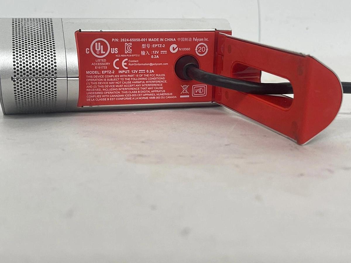 Used Polycom 2201-61078-001  RealPresence Group 500 W/ Camera, Remote, Power Adapter