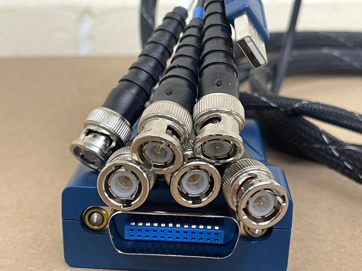 Used TEKTRONIX 012-1614-01 iView Oscilloscope Cable W/ GPIB-USB-B Interface Adapter