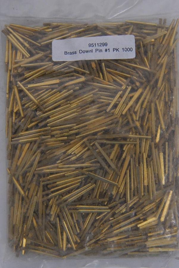Used Dental Brass Dowel Pin #1 9511299 (1000pcs)