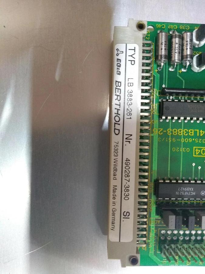 Used Berthold LB-3883-261 4F.V24 Board / Analytical Luminescence Monolight 2010