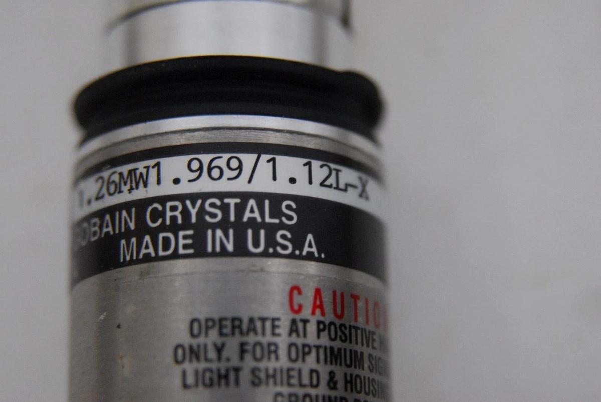 Used BICRON SAINT-GOBAIN CRYSTALS & DETECTORS 1.26MW1.969/1.12L-X - Lot of 3