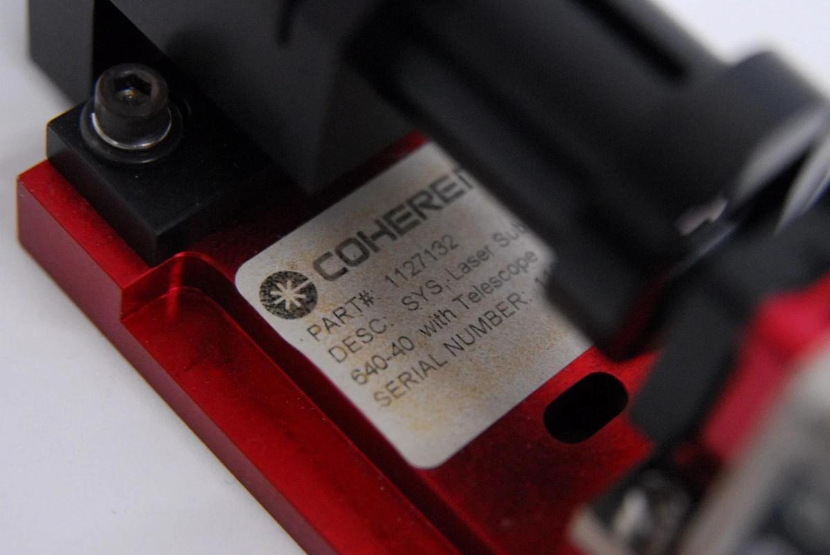 Used Coherent 1069417/AH 640nm 40mW CUBE Laser Module W/ Power Supply/Control Box