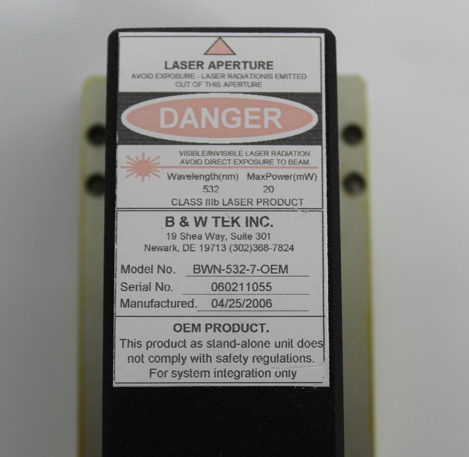 Used B&W TEK BWN-532-7-OEM Laser Module w/ Controller