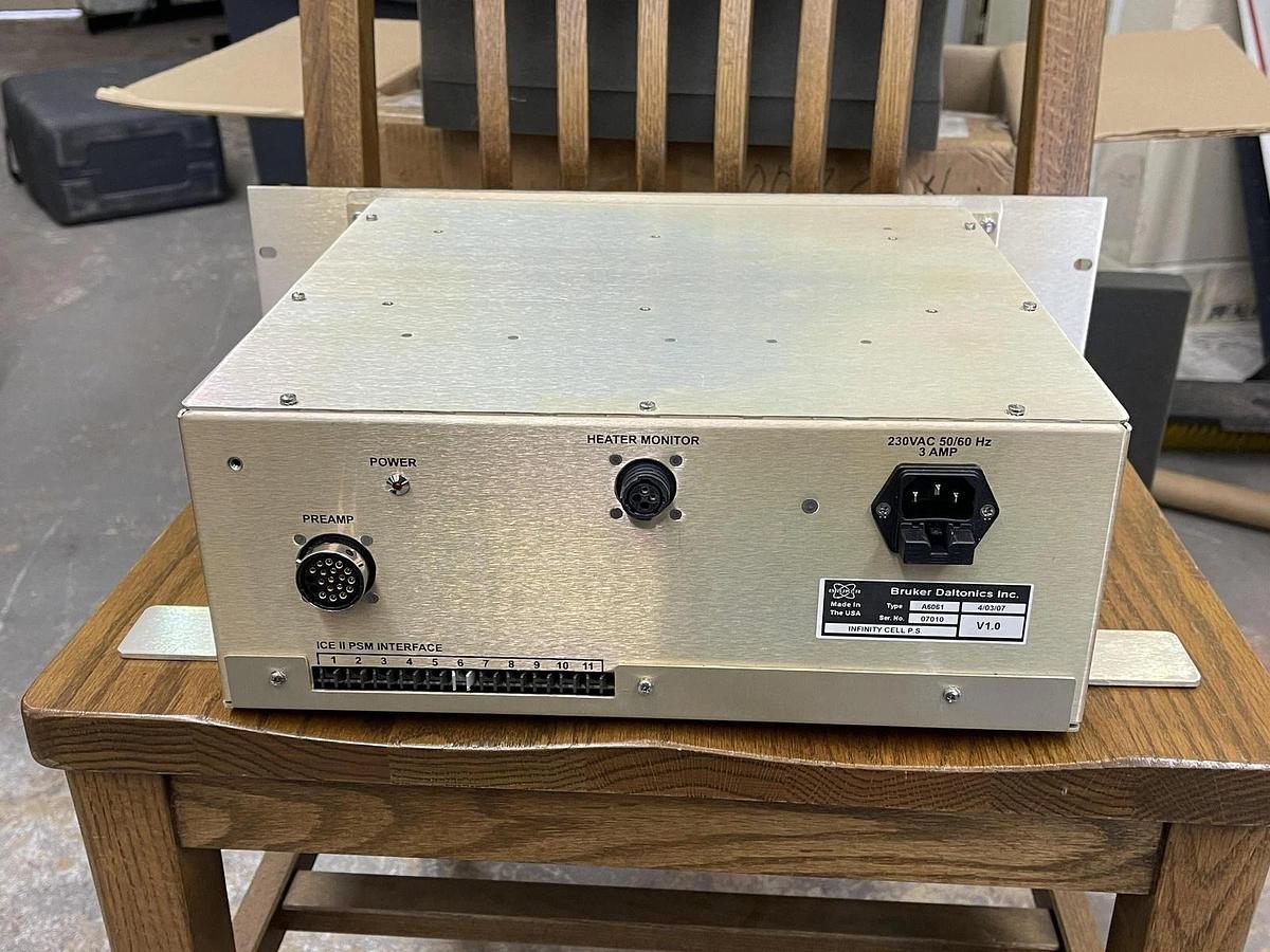 Used Bruker Infinity Cell Controller II A5712 W/ A6061 Power Supply, Monitor A6063