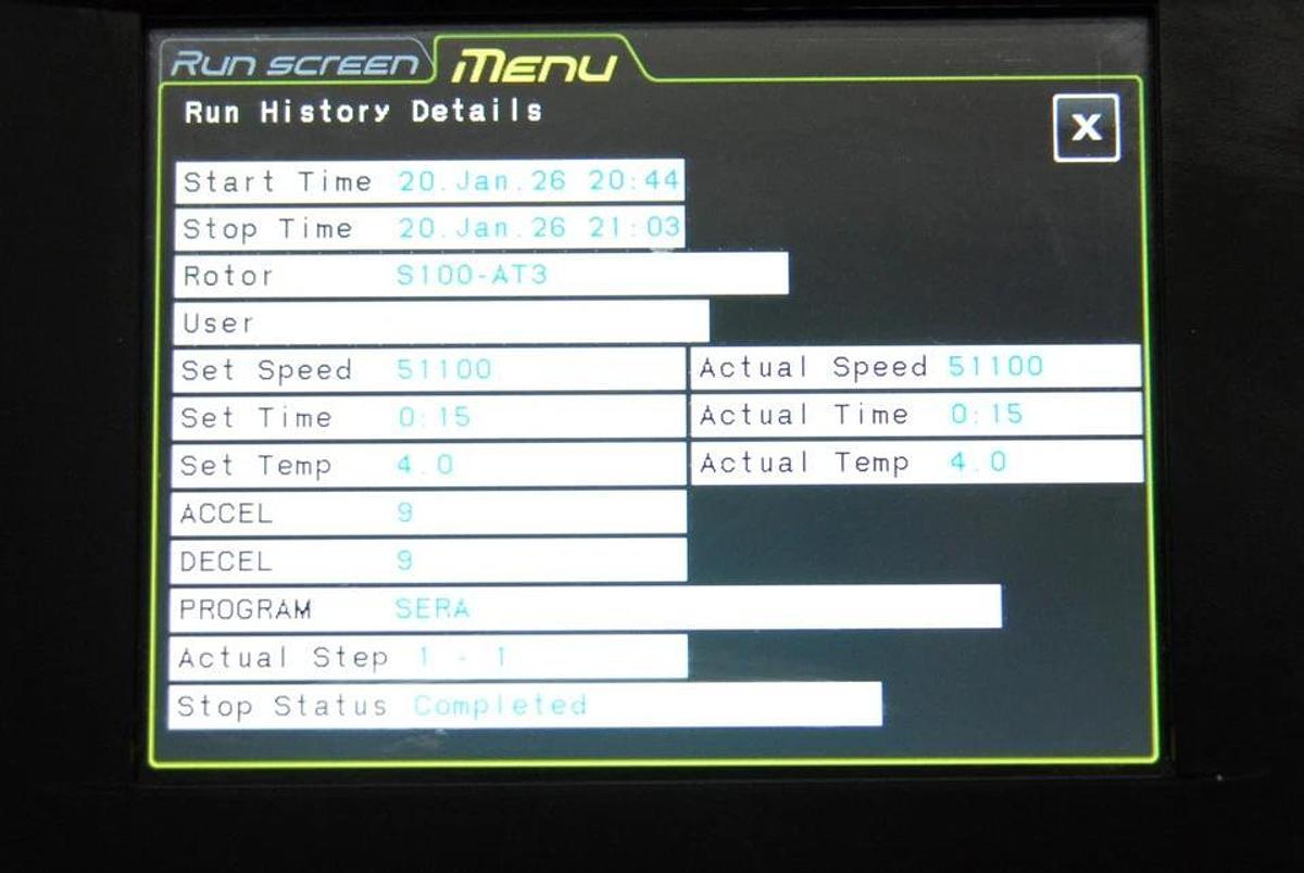 Used Thermo Scientific Sorvall MTX 150 Micro-Ultracentrifuge (Chills to 0C)  cyberjoes