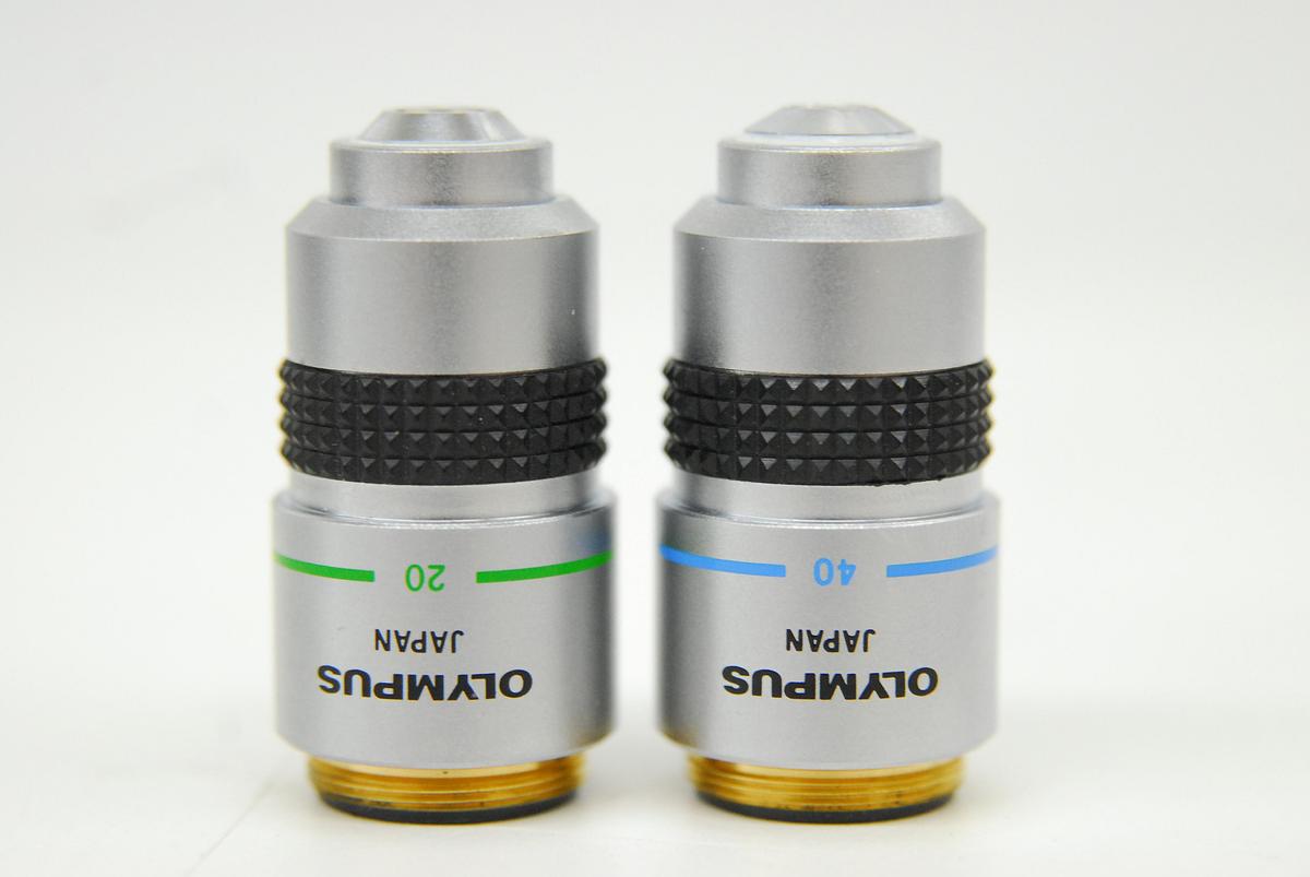 Used Olympus DPLan 20PO, DPLan 40PO Objective - Set