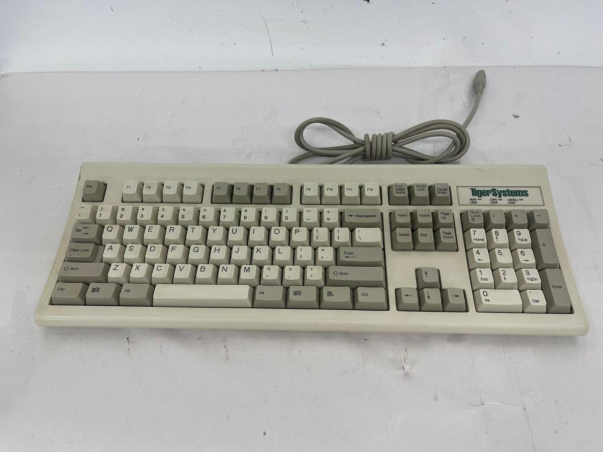 Used Vintage Tiger Systems KB-6923 Keyboard - TESTED