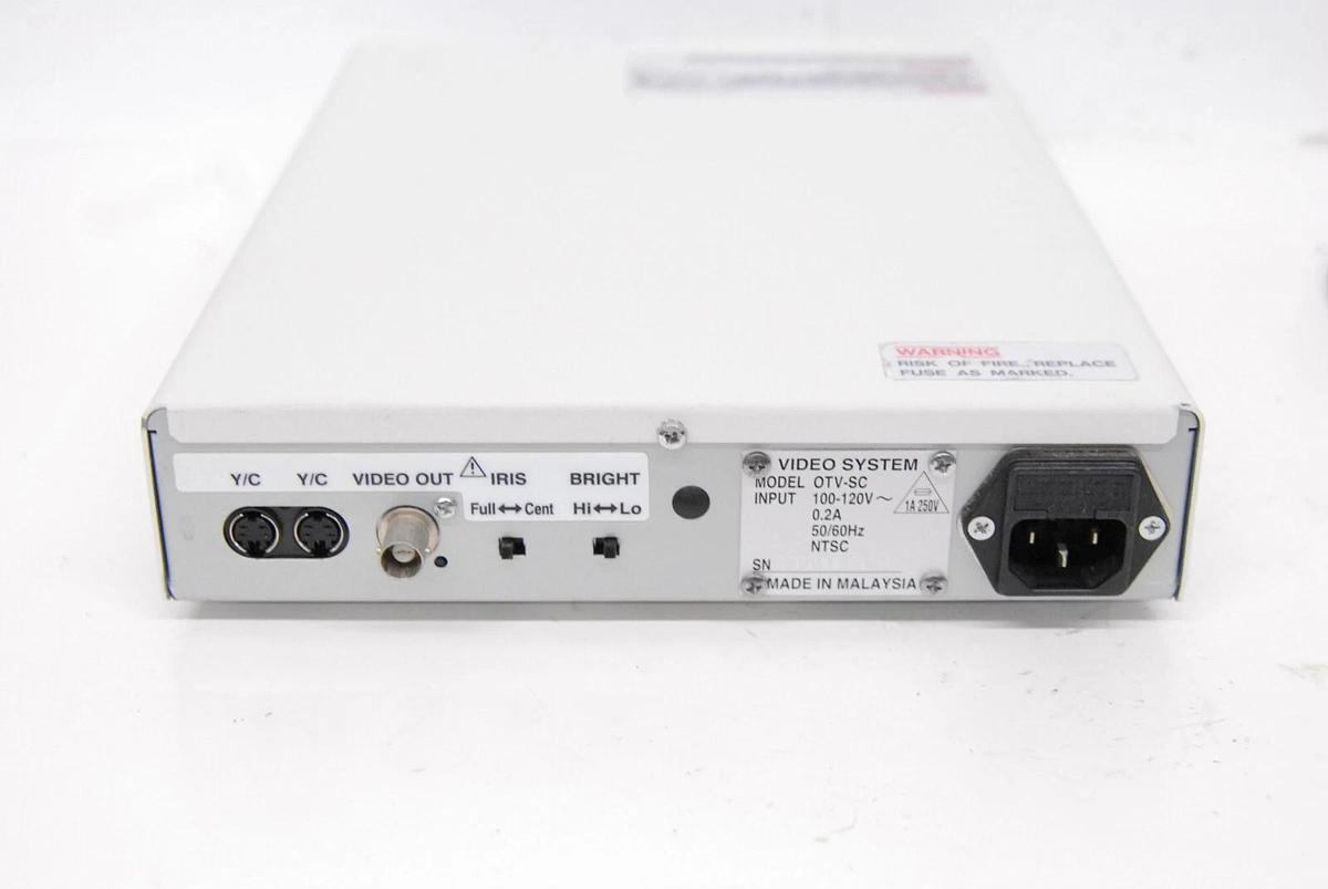 Used Olympus OTV-SC Video System W/ MAJ-554 Endoscope Camera Head, AR-T10E Coupler