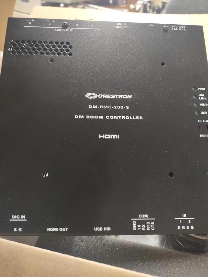 Crestron DM-RMC-200-S, DM room controller, New Open Box , with all Accessories